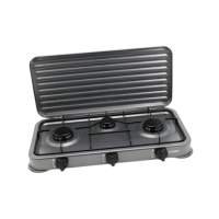 2107 Газовая плита 3 комфорки GRAY А-Плюс