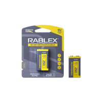 Аккумулятор Rablex  6HR61 250mAh blister крона /1бл