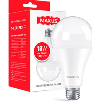 Светодиодная лампа MAXUS 1-LED-783 A80 18W 3000K 220V E27
