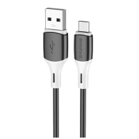 Кабель BOROFONE BX79 silicone charging for Micro 2.4A/1m чорний