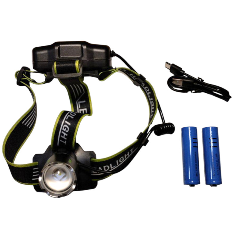 PL  105L  Ліхтарик налобний POLICE  PM10-TG 2*18650