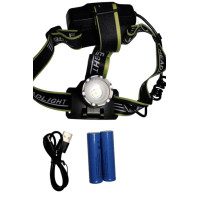 PL  106L  Ліхтарик налобний  POLICE PM10-TG 2*18650