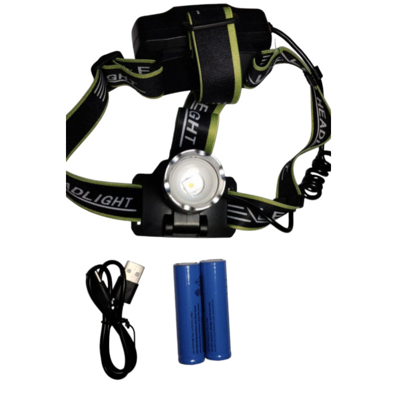 PL  106L  Ліхтарик налобний  POLICE PM10-TG 2*18650