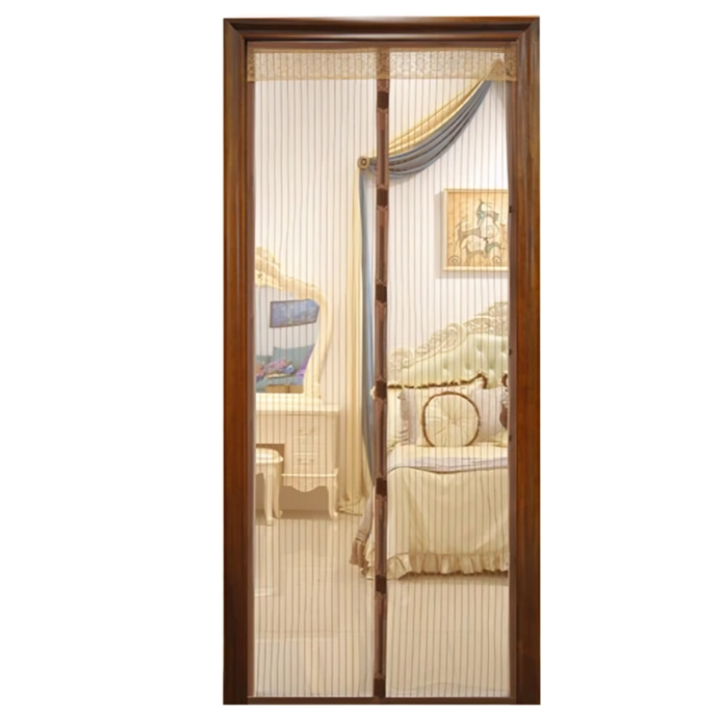 Сітка москітна Вихор на кнопках коричнева 100*210см