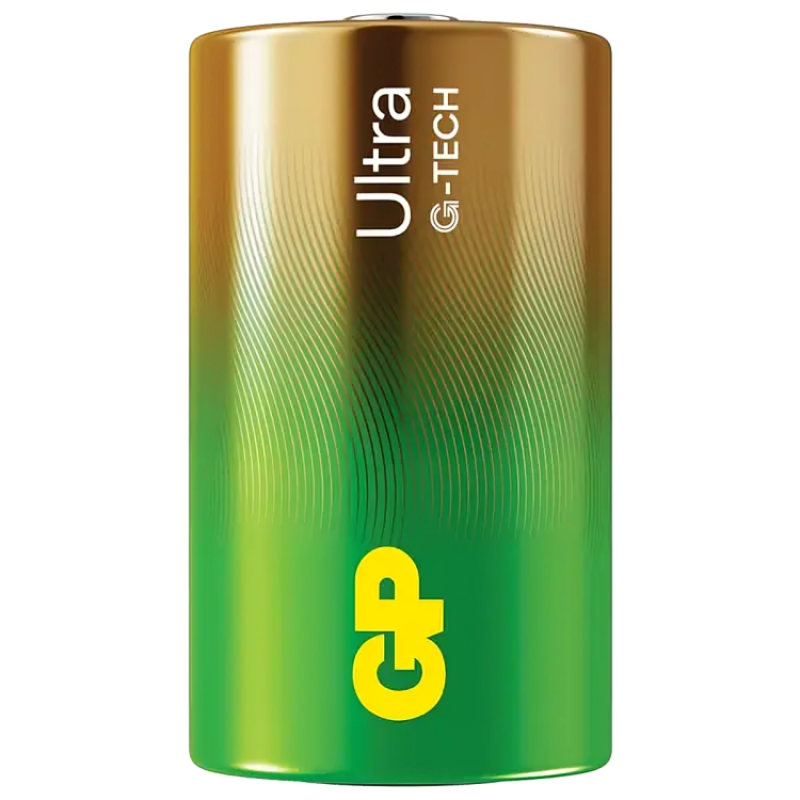 Батарейка GP 13AU-S2 лужна  LR20, D Ultra  2/20