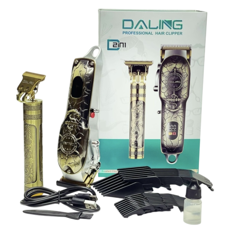 Акумуляторний триммер для стрижки Daling з дисплеєм 8 Вт 1812