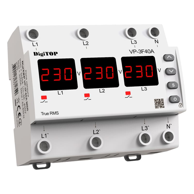 Реле напруги DigiTOP VP-3F40A M6R