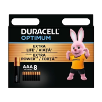 Батарейка Duracell  LR03 KPD AAA OPTIMUM Alkaline  бл.8