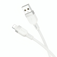 Кабель HOCO X109 Energy silicone charging data cable iP 2A/1m. White