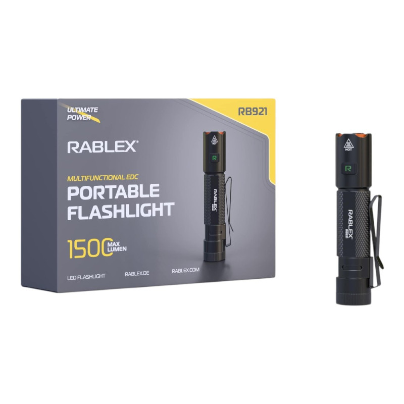 RB  921  Ліхтарик ручний алюмінієвий потужний Rablex