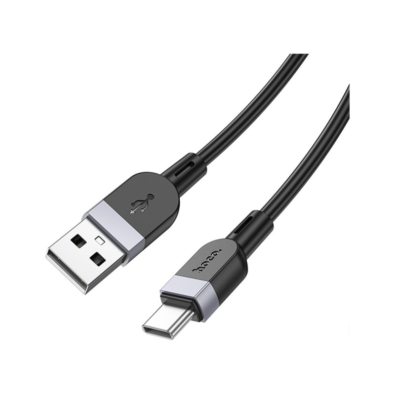 Кабель HOCO X109 Energy silicone charging data cable Type-C/3A/2m. Black