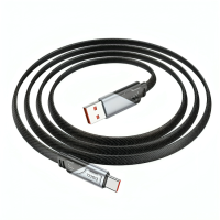 Кабель HOCO U119 Machine charging data cable Type-C 5A/1.2m Black