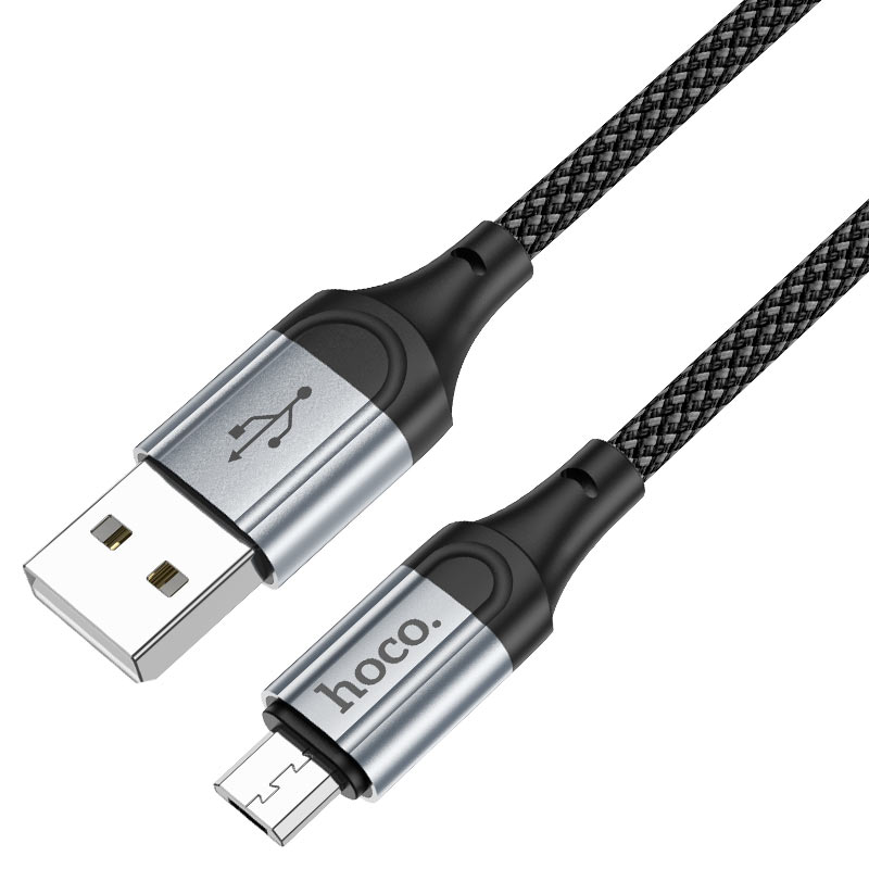 Кабель HOCO X102 Fresh charging data cable Micro 1m. Black