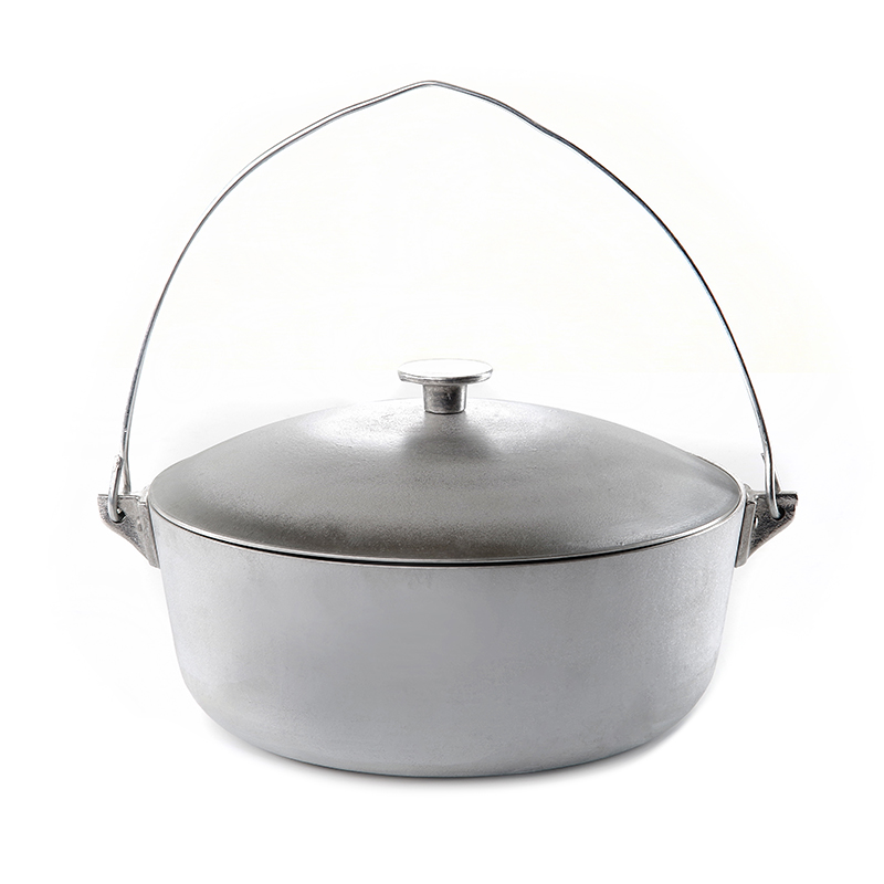 Котел алюмінієвий з кришкою та дужкою 255мм 4л Хозтовары (СИЛА)	