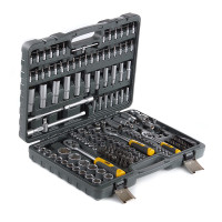 Набір насадок CrV 72Т ¼, ⅜, ½ 171 шт. СИЛА  (СИЛА)