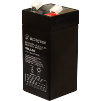 Батарея акумуляторна свинцево-кислотна Westinghouse 4V, 4Ah, terminal T1, 1шт