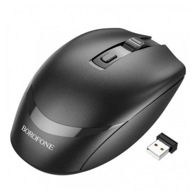 Бездротова оптична миша BOROFONE BG7 Platinum 2.4G business wireless mouse чорна