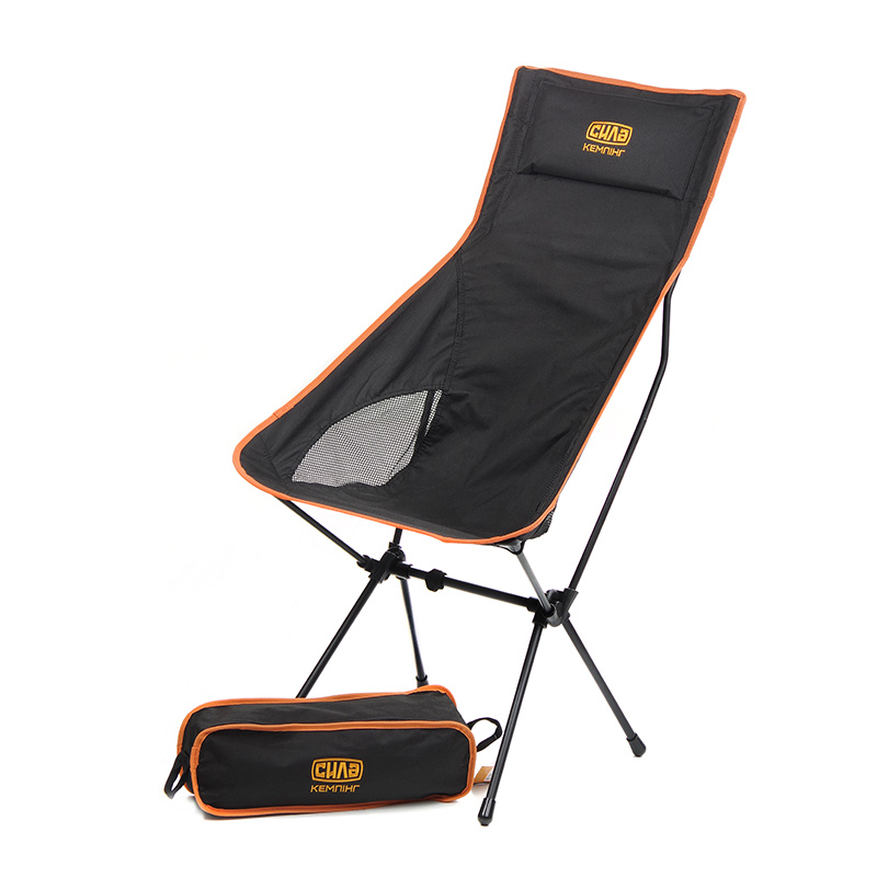 Крісло розкладне Компакт високе 57х39х44/102см, сталевий каркас  (СИЛА)