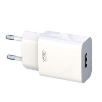 Мережевий зарядний пристрій XO L99 1USB 2.4A Home charger Білий