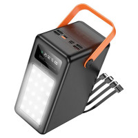 Універсальна мобільна батарея Hoco DB120 Prometheus 22.5W fully compatible PB/Lamp/120 000mAh Black