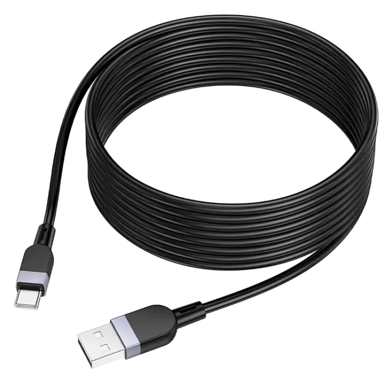 Кабель HOCO X109 Energy silicone charging data cable Type-C/3A/1m. Black