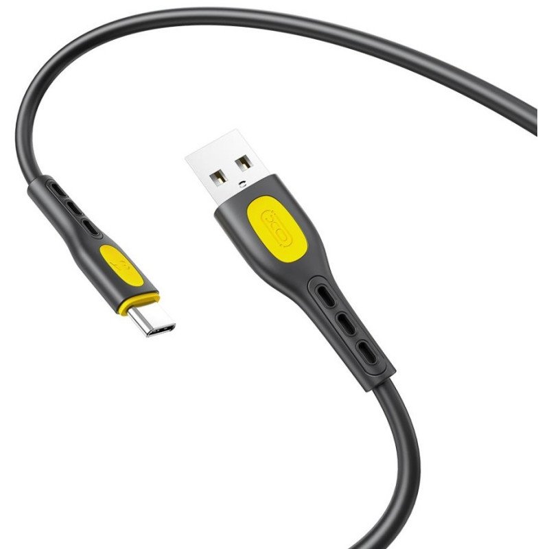 Кабель XO NB280 Jian Yan Series Type-C Data Cable 1M 3A Чорний