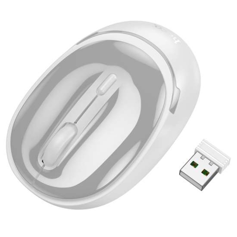 Компьютерная мышь HOCO GM34 Nuevo dual-mode business wireless mouse gray white