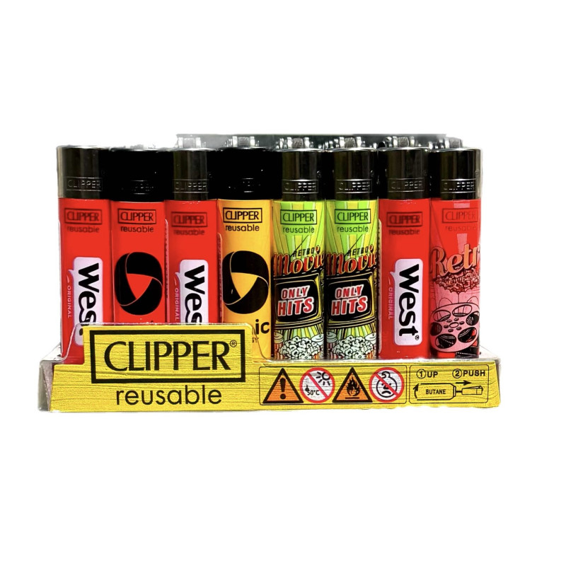 Запальничка CLIPPER CP21 з принтом 1х24 шт.