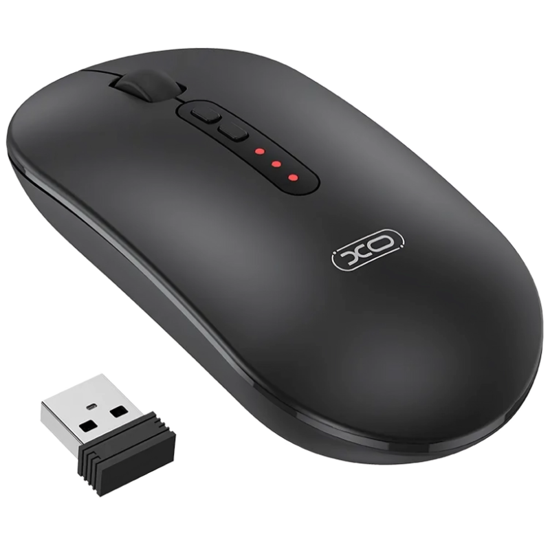 Комп'ютерна мишка XO M13 Tri-mode Bluetooth Wireless Silent Mouse Чорна