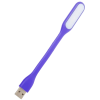 USB Led лампа flexible фіолетова