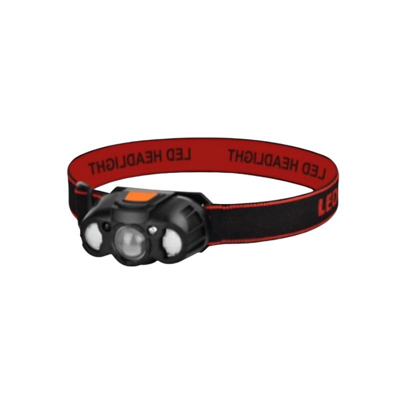 PL 186 Ліхтарик налобний акумуляторний (LL-6621 + red light + Type-C)