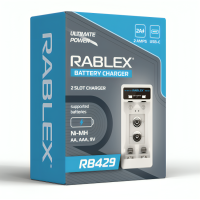 Зарядний пристрій Rablex RB429  універсальний  на 2 пустий