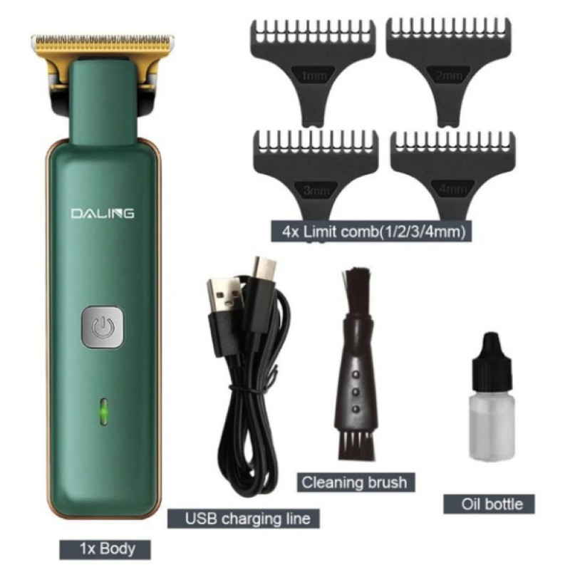 Акумуляторний триммер для стрижки Daling з індікатором 5 Вт 1570
