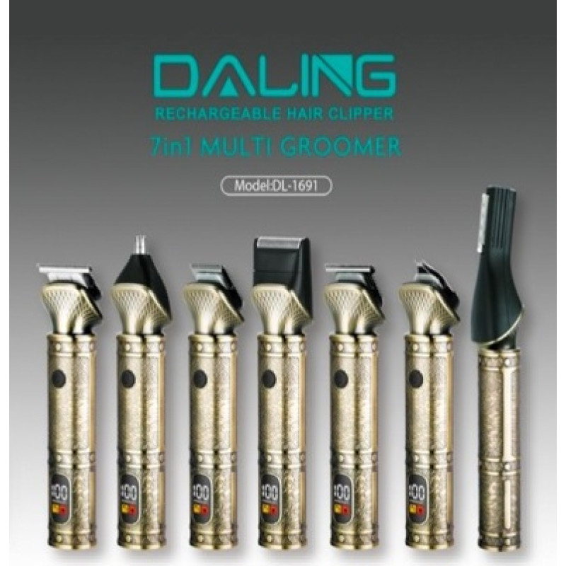 Аккумуляторный триммер для стрижки Daling с дисплеем 5 Вт 1691