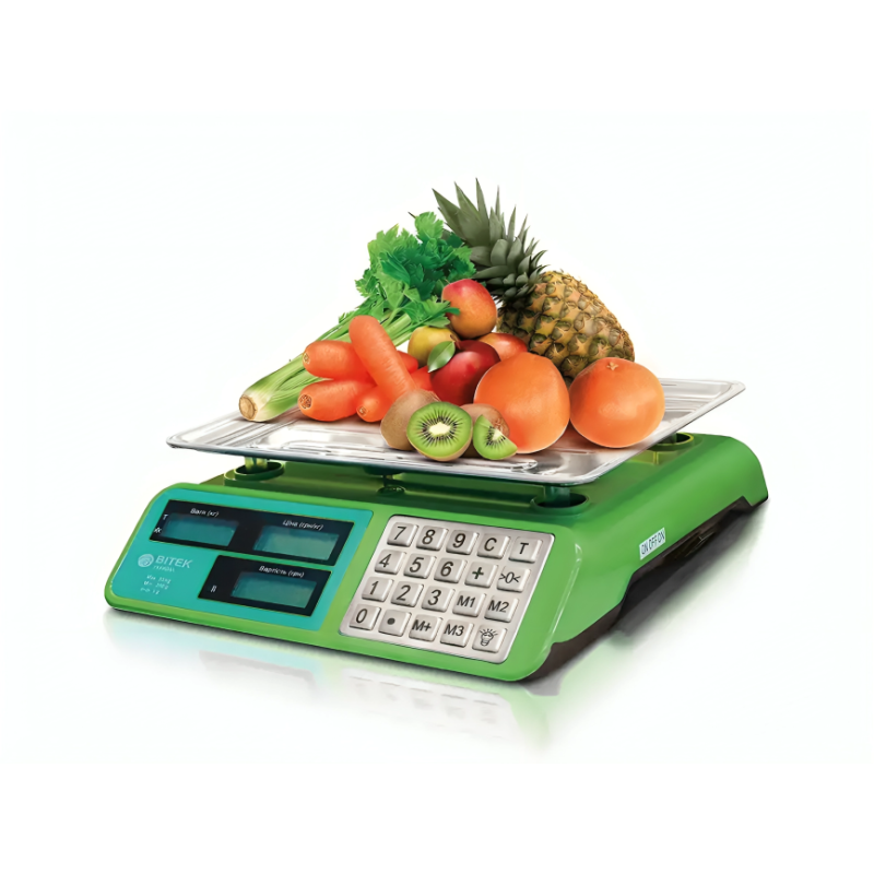 Ваги електронні торгові 55кг BITEК металеві кнопки