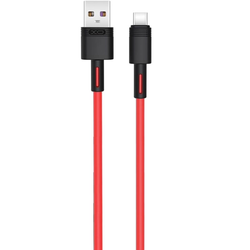 Кабель XO NB-Q166 fast charging usb cable for Micro 5A/1m Червоний