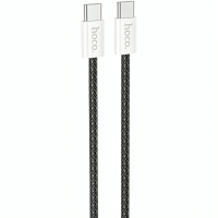 PD Кабель HOCO X104 Source 60W charging data cable Type-C to Type-C(L=2M) Black