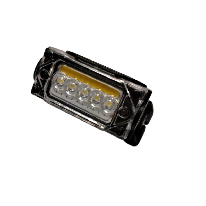 PL  131  Ліхтарик налобний акамуляторний з білим,жовтим та червоним світлом,type-c