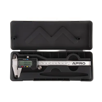 Штангенциркуль електронний 150 мм пластиковий корпус (акумулятор 1,5 В) (APRO)