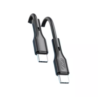 Кабель XO NB-Q231B Rock Series Type-c to Type-C 60W Data Cable Чорний