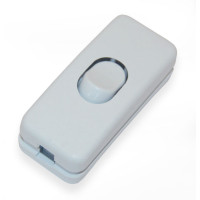 Клавішний вимикач KCD5-303  білий  Daier