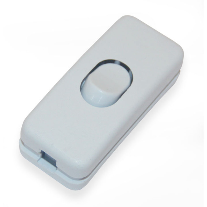 Клавішний вимикач KCD5-303  білий  Daier