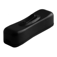 Клавішний вимикач KCD5-304  чорний  Daier