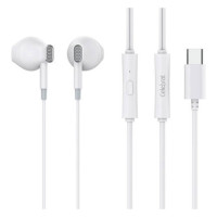 Навушники Celebrat D12 для USB-С (Type-C) білі