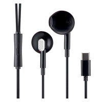Навушники Celebrat D12 для USB-С (Type-C) Чорні