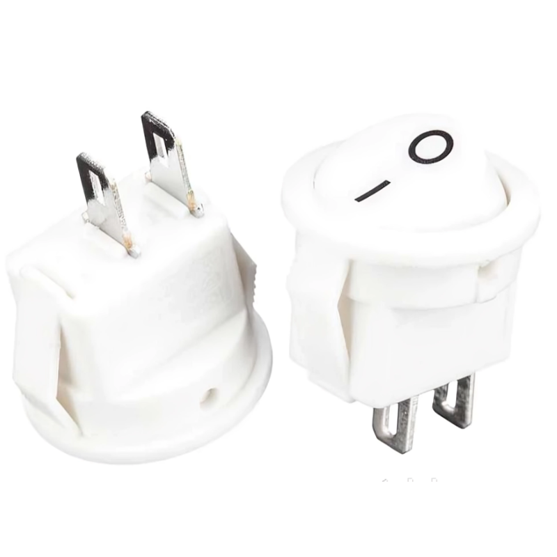 Перемикач KCD1-101-5  ON-OFF (2pin) білий  Daier