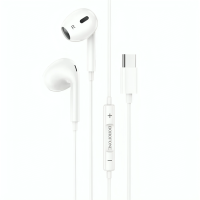 Навушники BOROFONE BM80 Magnificent wire-controlled with mic білі