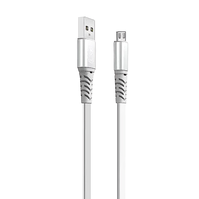 Кабель XO NB154 TPE for Micro cable Біло-сірий