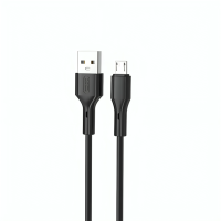 Кабель XO NB230 2.4A Rock Series Micro Data Cable Чорний