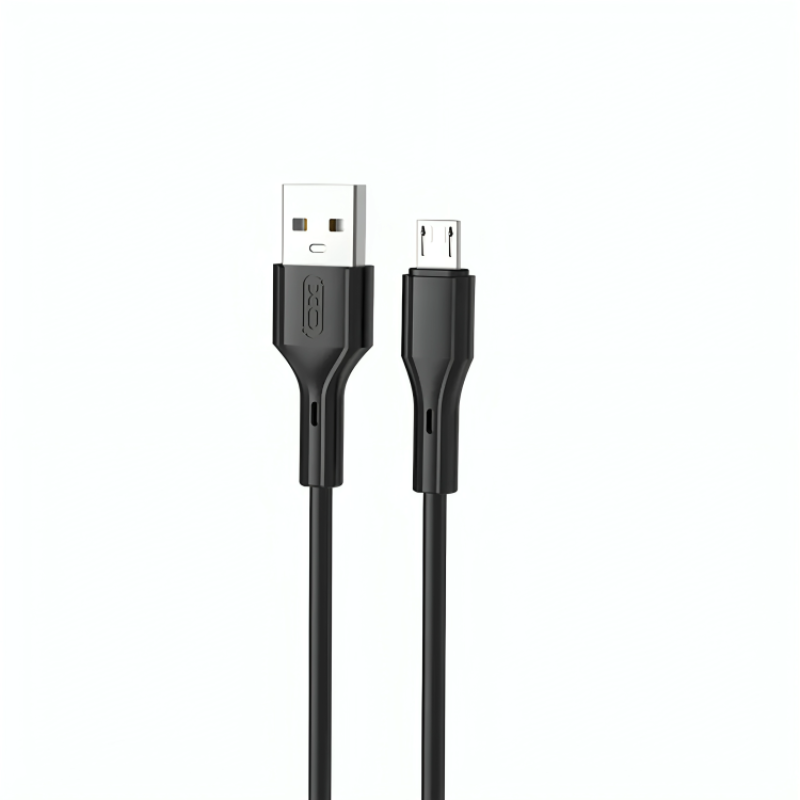 Кабель XO NB230 2.4A Rock Series Micro Data Cable Чорний